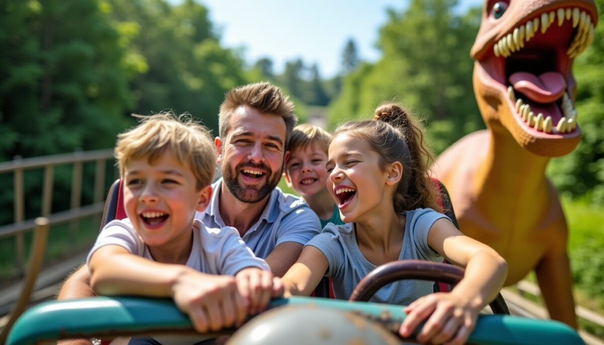 Découvrez notre expérience au Parc du Bocasse : sensations fortes, aventures préhistoriques et éclats de rire assurés !