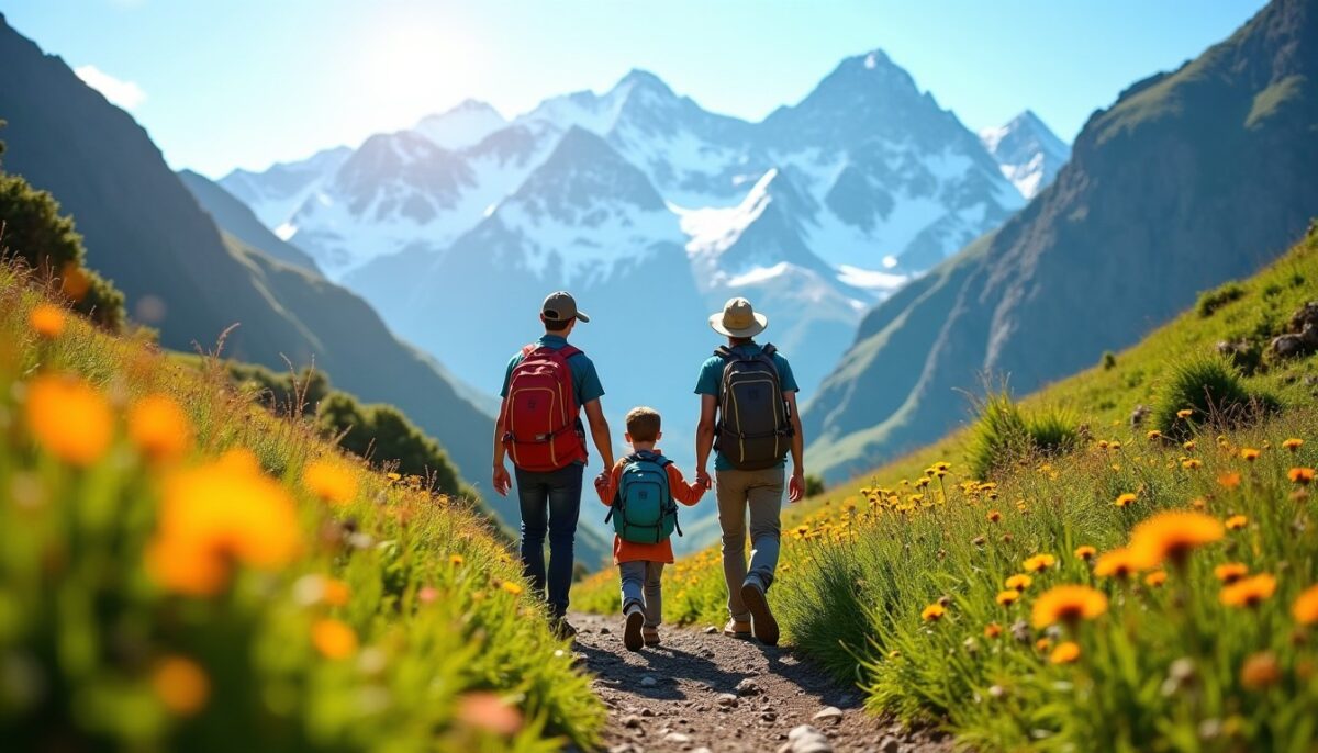 Top des destinations montagnardes idéales pour des vacances d'été en famille